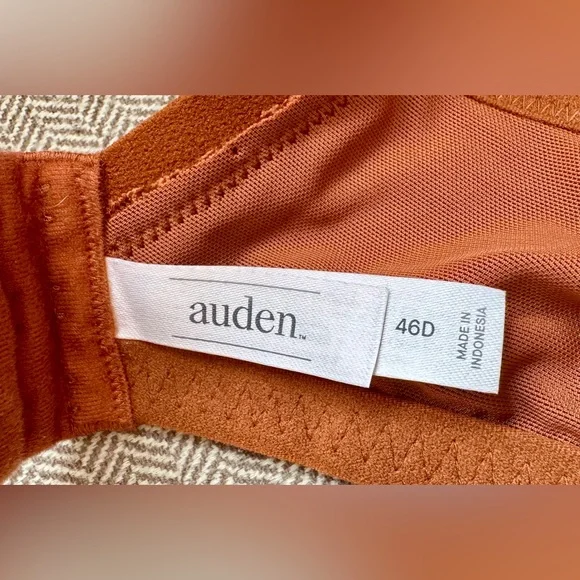 Auden Lightly-Lined Balconette Underwire Bra - Size 46D NWT - Picture 9 of 13